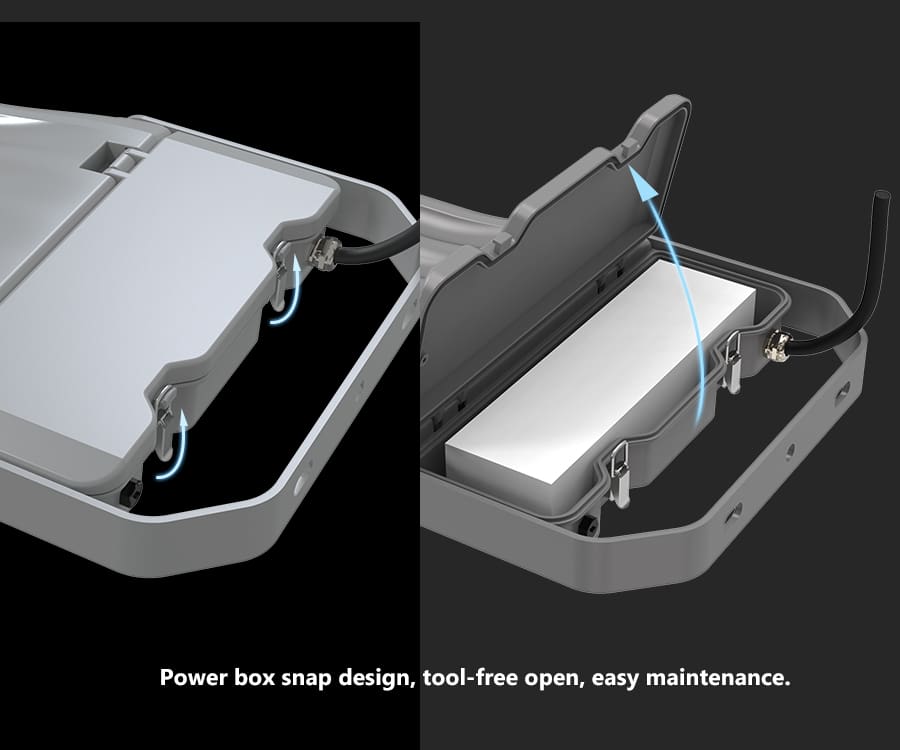 Power box snap design 