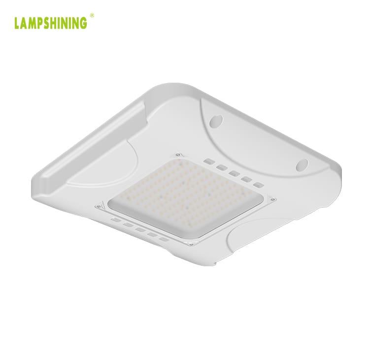 100W LED Canopy Light - ENEC DLC IP65 White Workshop, Logistics Center Ceiling LED Lighting