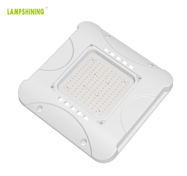 100W LED Canopy Light - ENEC DLC IP65 White Workshop, Logistics Center Ceiling LED Lighting