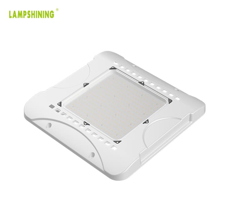 200W LED Canopy Light - Low Glare Osram 2835 150Lm/W High Efficiency Lightweight ENEC DLC IP65 Ceiling/ Boom LED Light Fixtures