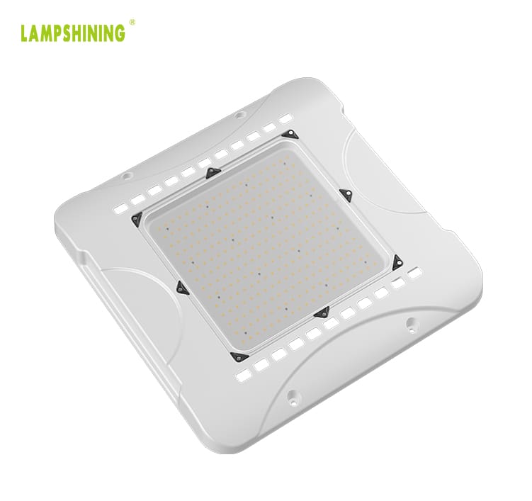 200W LED Canopy Light - Low Glare Osram 2835 150Lm/W High Efficiency Lightweight ENEC DLC IP65 Ceiling/ Boom LED Light Fixtures