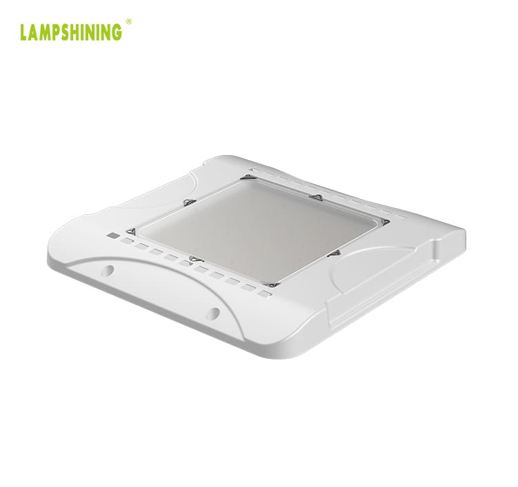 200W LED Canopy Light - Low Glare Osram 2835 150Lm/W High Efficiency Lightweight ENEC DLC IP65 Ceiling/ Boom LED Light Fixtures