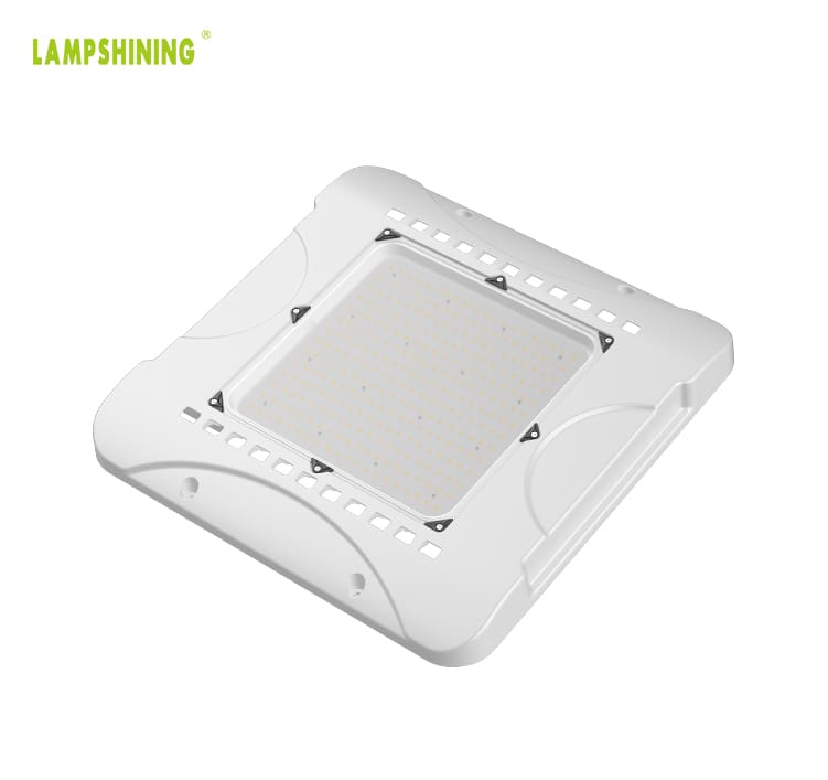200W LED Canopy Light - Low Glare Osram 2835 150Lm/W High Efficiency Lightweight ENEC DLC IP65 Ceiling/ Boom LED Light Fixtures