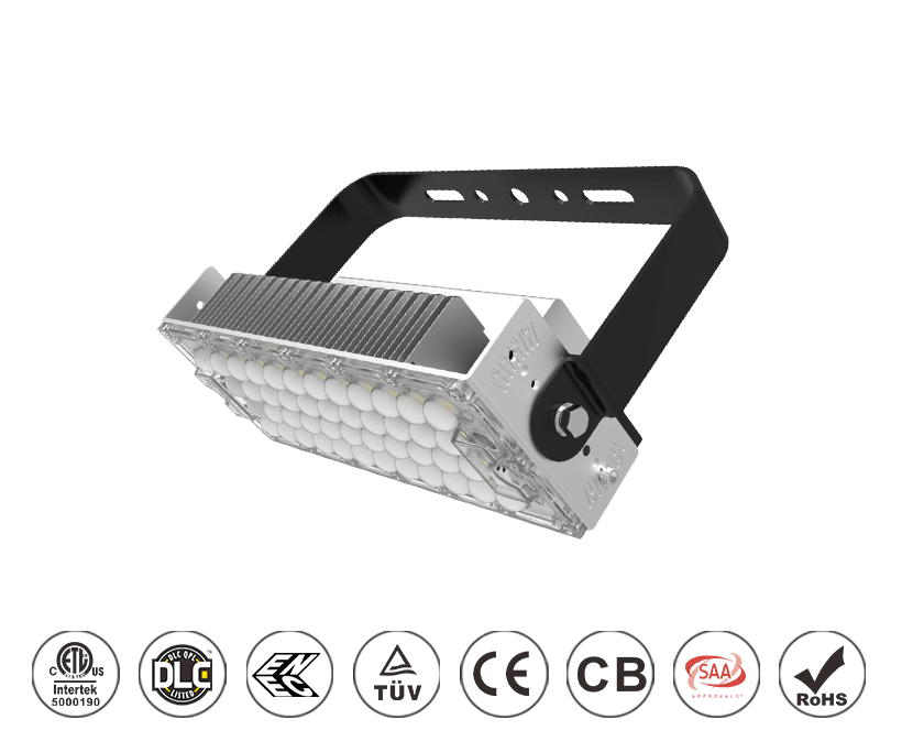 Slim LED High Mast Flood Light 100W 