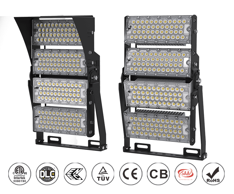 Slim LED High Mast Flood Light 400W 