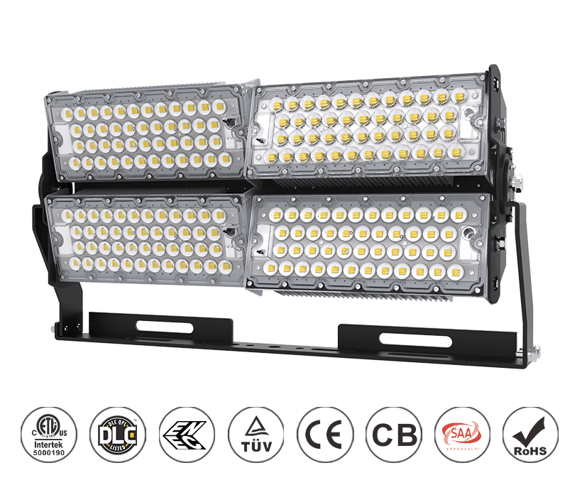 Slim LED High Mast Flood Light 400W 