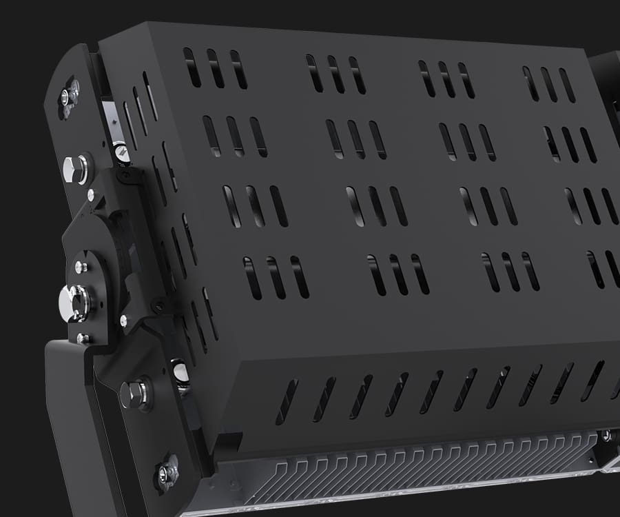 Fin heat dissipation design 