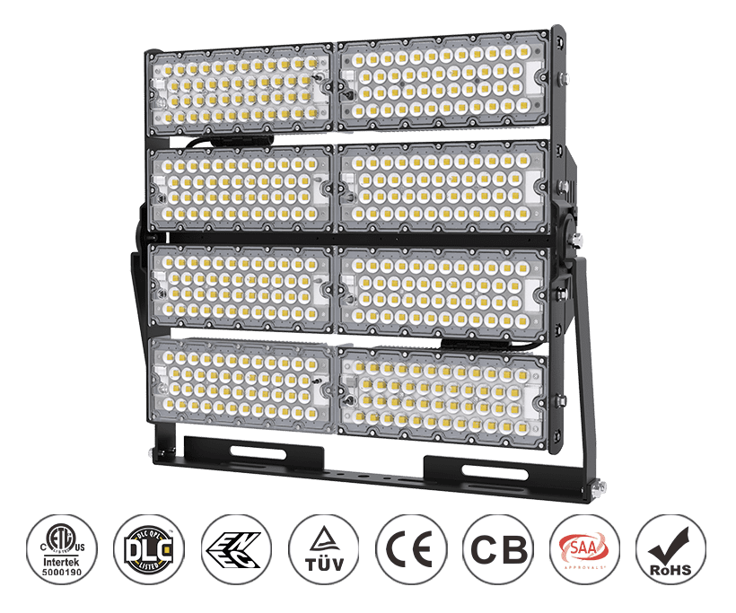 Slim LED High Mast Flood Light 800W 