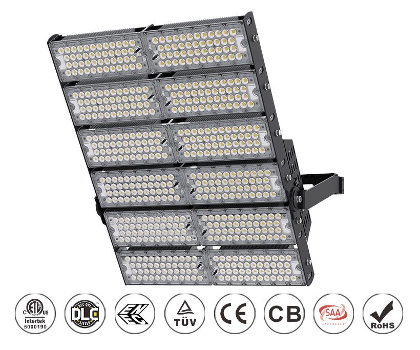 Slim LED High Mast Flood Light 1440W 