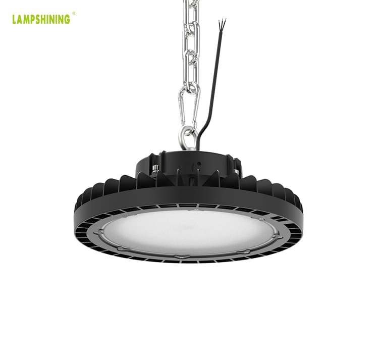 Slim LED High Bay Light 300W 51,000lm 3000-6000K 1-10V Dimmable UFO LED Area Lights