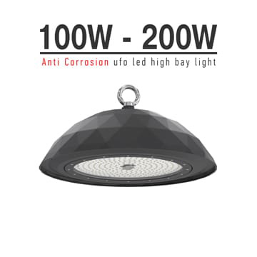 Anti Corrosion Crown UFO LED High Bay Light - Moisture Resistant Industrial Ceiling LED Lamp