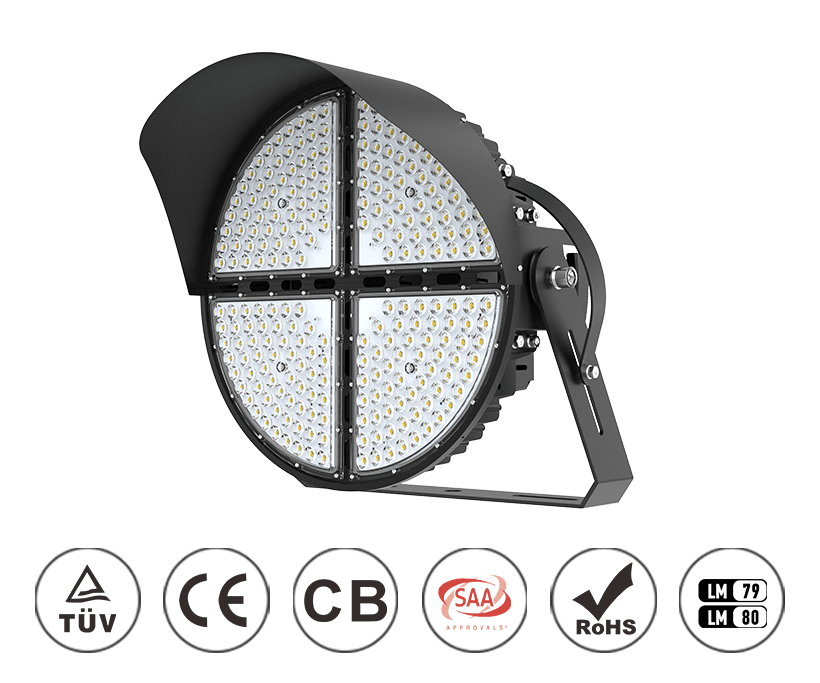 Round LED Sports Light 600W 