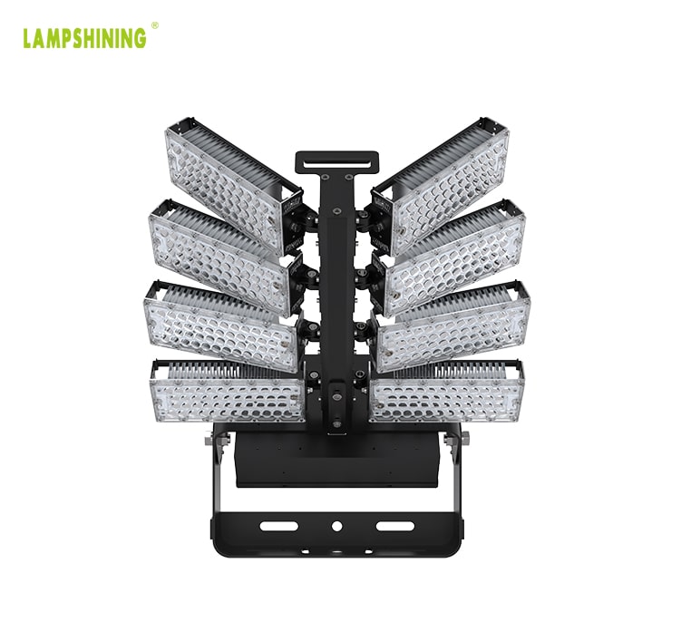 800W LED High Mast Flood Light, Adjustable Module,160Lm/W,128,000-140,000 Lumen,IP66,Stadium Light,Sports Lighting,Flood Lighting