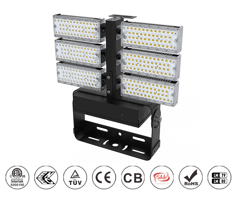 Transformer LED High Mast Flood Light 600W 