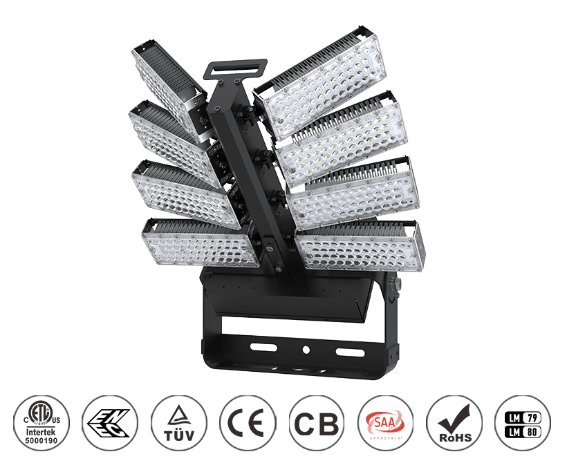 Transformer LED High Mast Flood Light 800W 