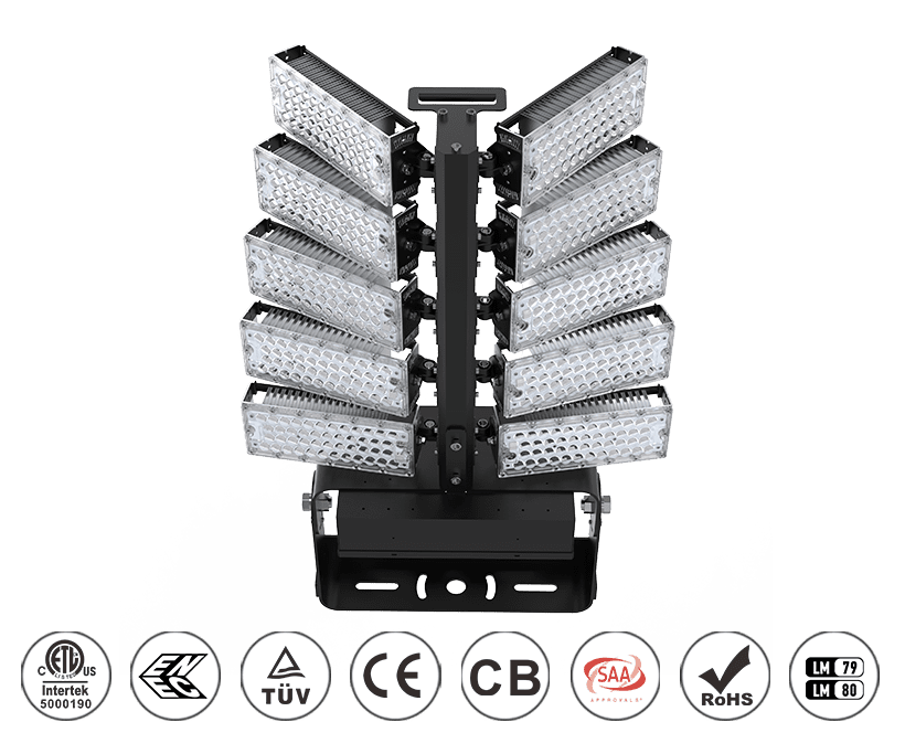 Transformer LED High Mast Flood Light 1000W 