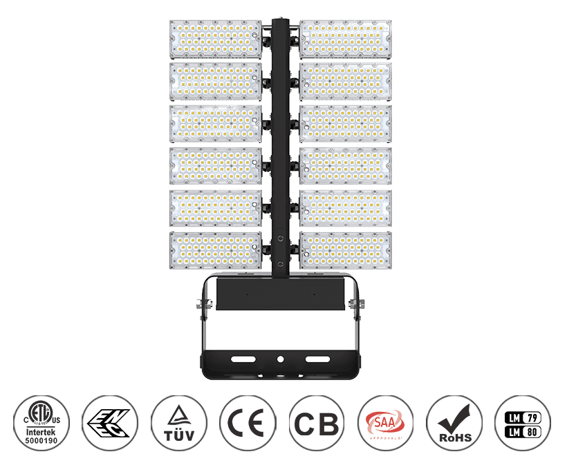 Transformer LED High Mast Flood Light 1440W 