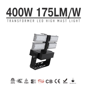 400W Transformer LED High Mast Light 