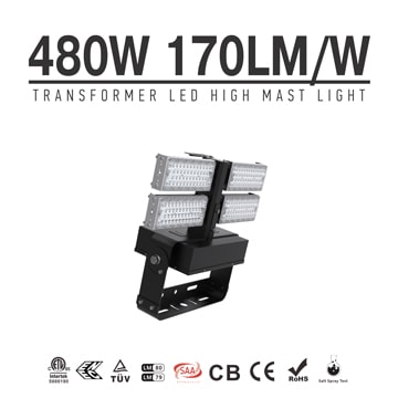 480W Transformer LED High Mast Light 