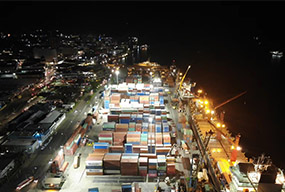 Fiji Port Terminal Lighting Projects -Dragonfly LED high mast Light 1200W