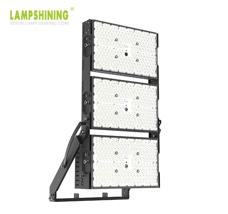 1800W Low Glare Rating Ultra LED High Mast Lights LED Stadium Lights Anti-glare sports lighting