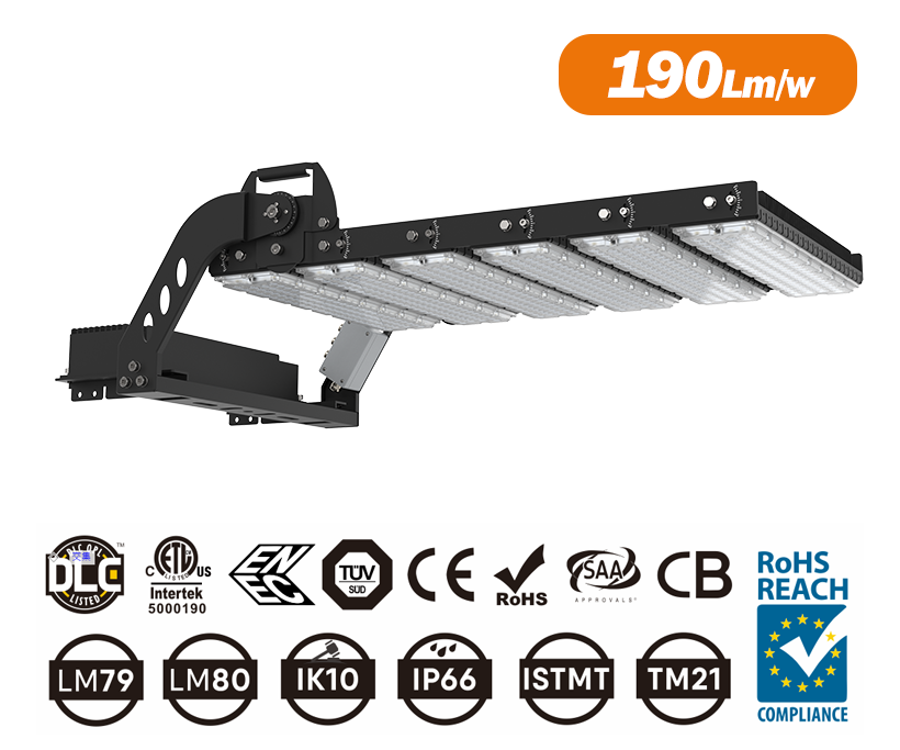 1440W ProX LED High Mast Lights LED Stadium Flood Lights 