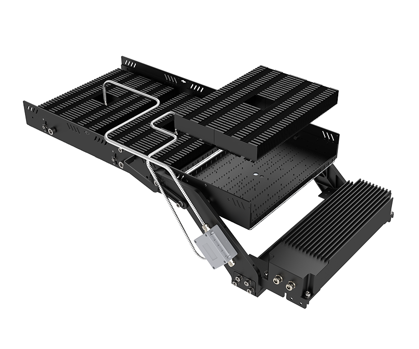 Folding aluminum fin design is a lightweight heat sink design that can efficiently dissipate heat from electronic components, such as LEDs. 