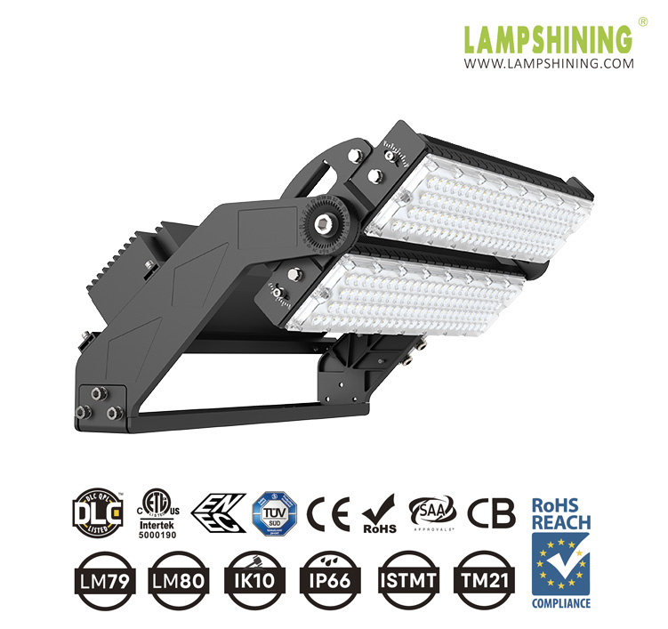 400W 480W ProX LED High Mast Lights LED Stadium Flood Lights LED Sports Lighting