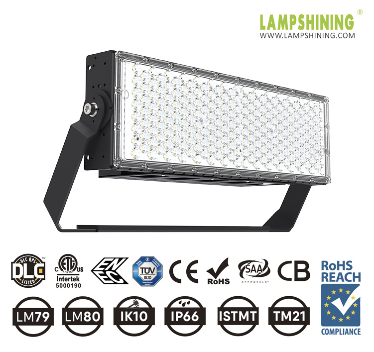 500W Max LED High Mast Light LED Flood Lighs Sports Lighting 175Lm/w