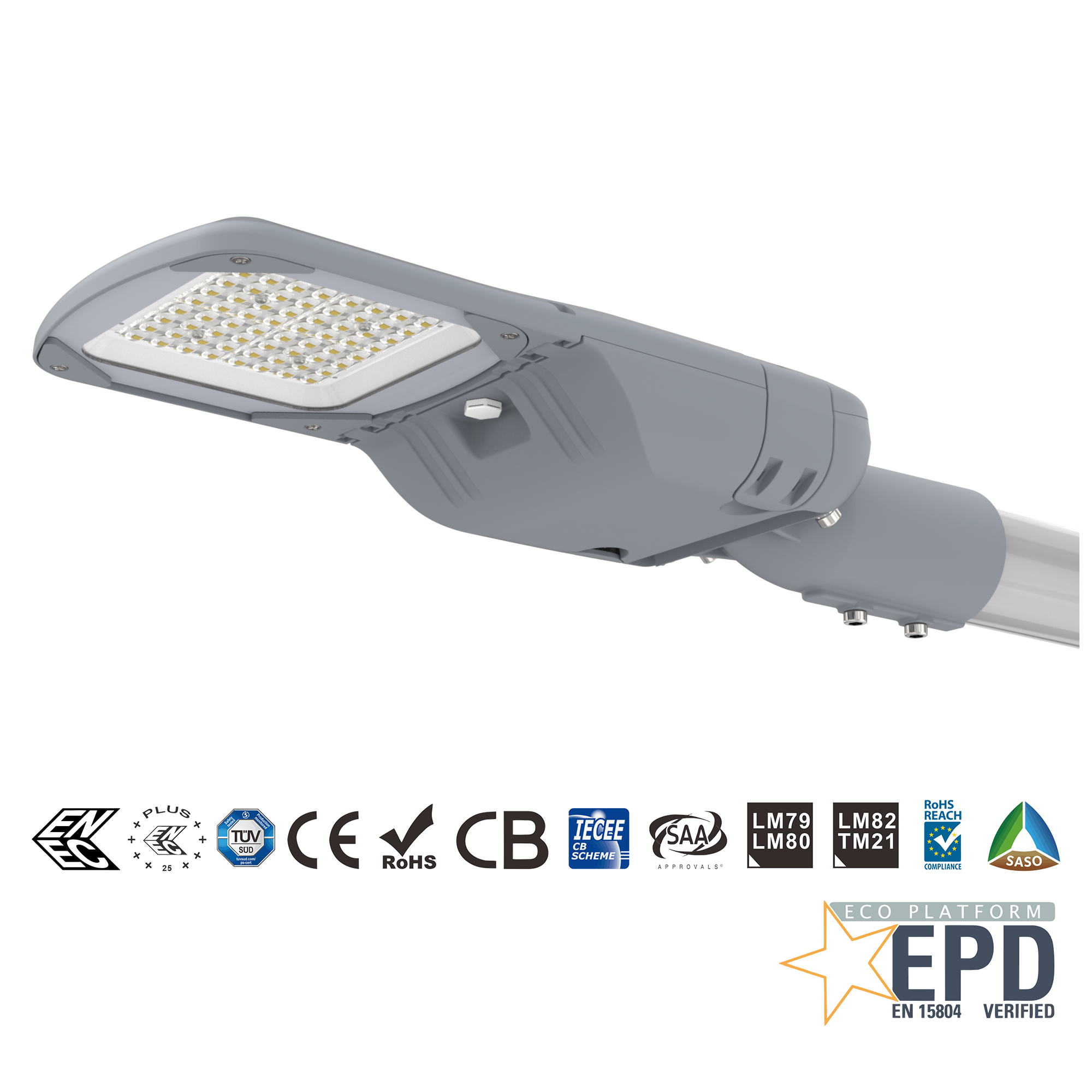 Streamlined Pluto LED Street Lights 25W 30W 40W 