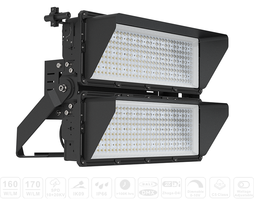 800W 1000W 1200W LED High Mast Lights 