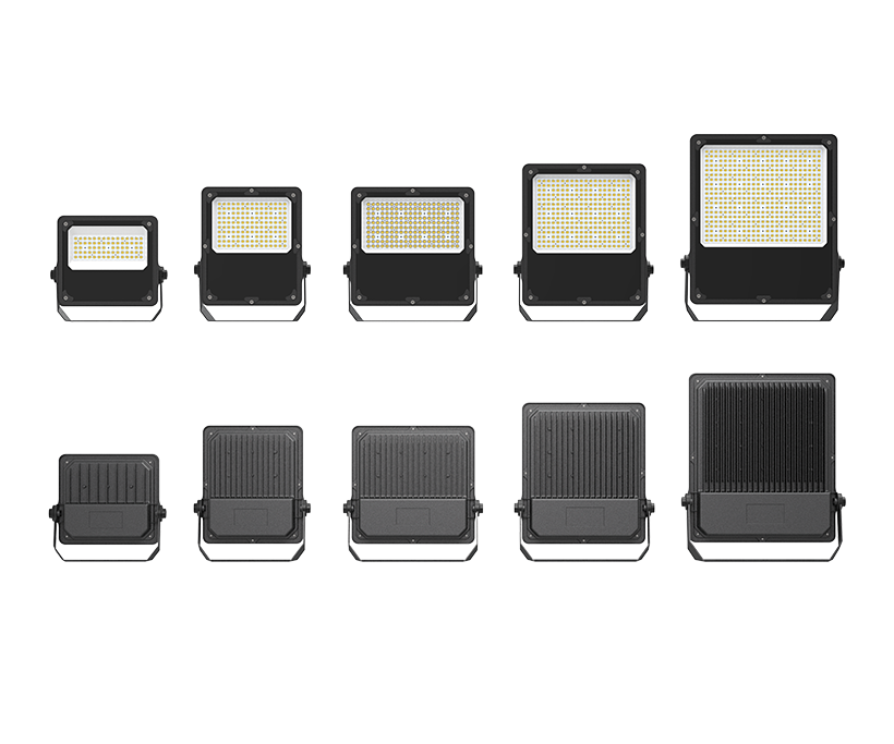 Cara LED Flood Lights 50W to 300W - High Efficiency 165Lm/W and 185Lm/W 