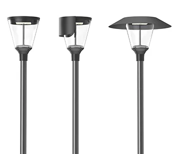 Skylar Series Modern LED Post Top Lights 10W to 60W,zhaga D4i,Outdoor Pole Top Area Light,ENEC ENEC+  EPD Certification