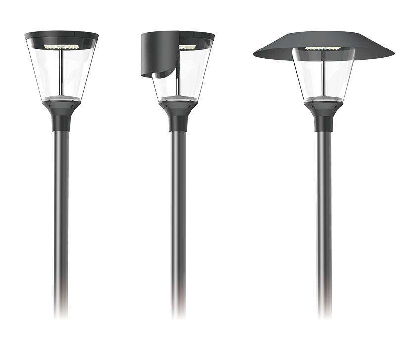 Skylar Series Modern LED Post Top Lights for Urban Public Parks Skylar Series Modern LED Post Top Lights for Urban Public Parks