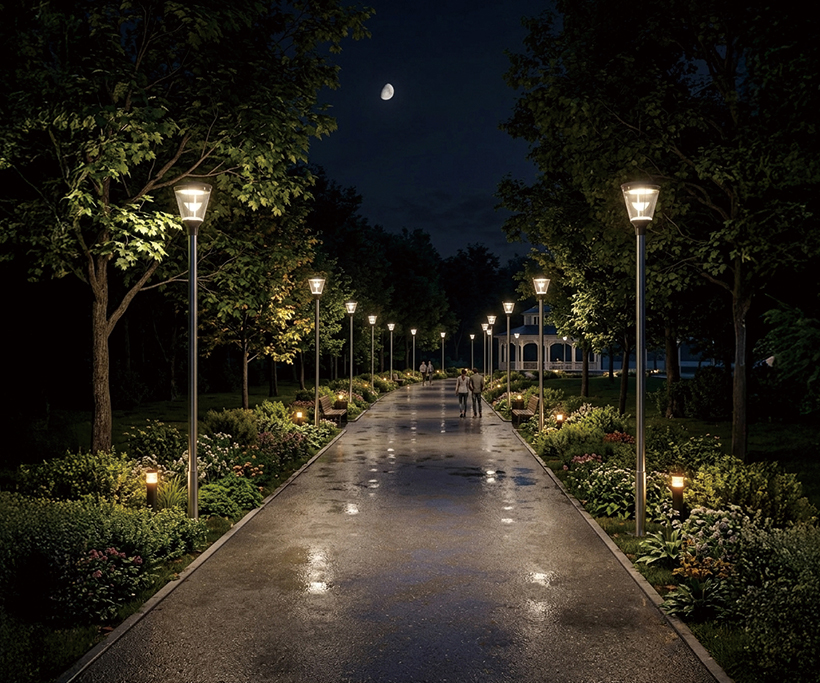 LED Garden Post Lighting