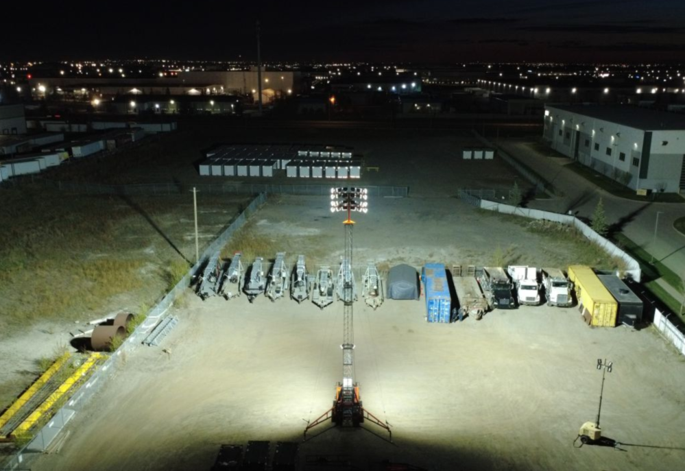 Ultra 300W LED High Mast Lights for Mobile Light Towers in Canada