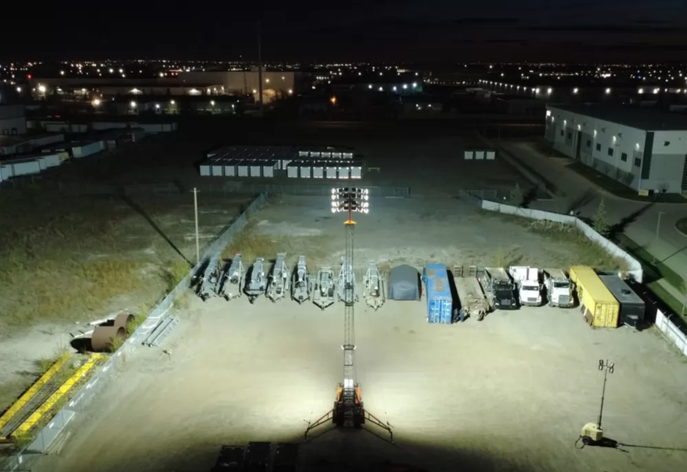 Ultra 300W LED High Mast Lights for Mobile Light Towers in Canada