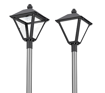 Villa Retro LED Post Top Lights 30W to 80W 