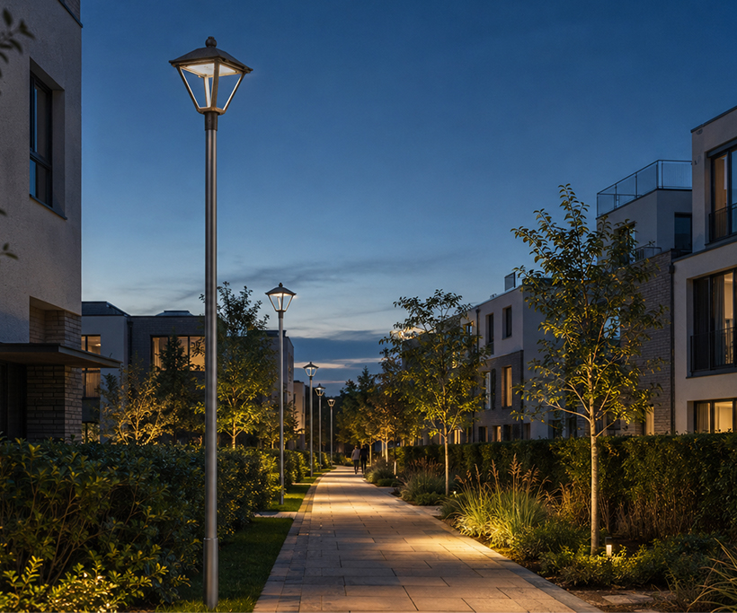 Villa Retro LED Post Top Lights