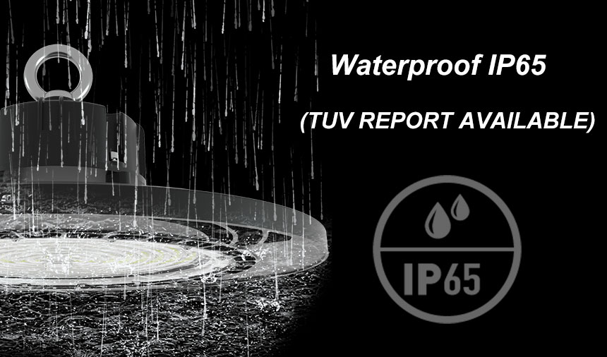 130lm/w 150w ufo led high bay light waterproof ip65