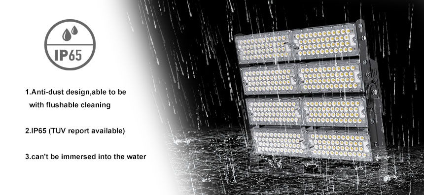 Outdoor Commercial 960W Industrial LED high mast Flood Lighting fixtures with waterproof ip65