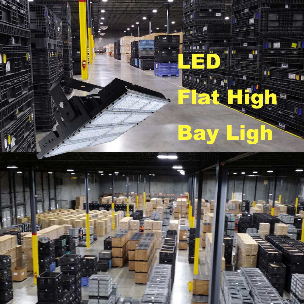 led flat high bay light