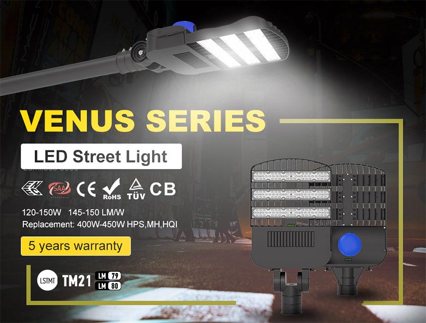 Best LED Street/Area Light 120w Rotatable Philips Chip Street Lighting