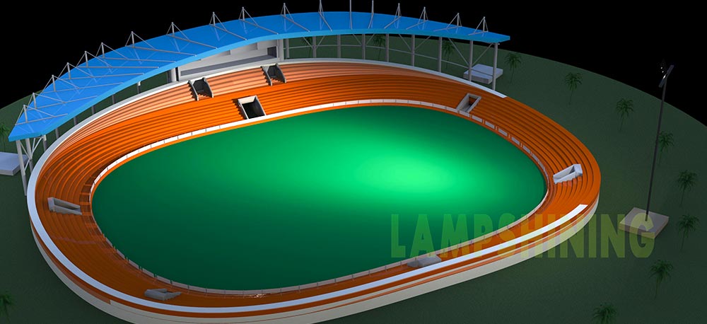 Precise stadium LED illumination