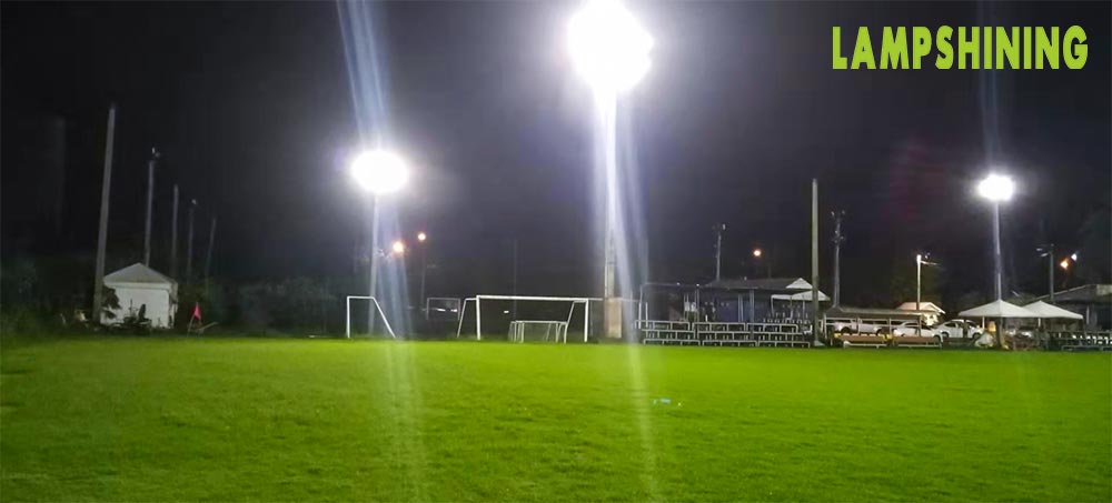case of led high mast light for football stadium