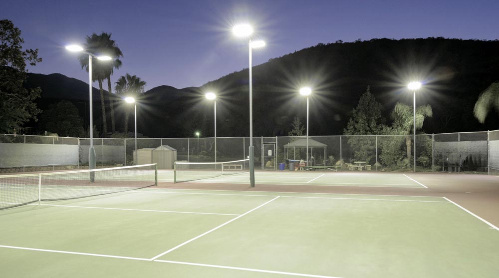 tennis court led flood light