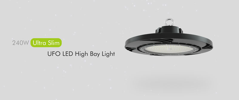 240W CRI 90 UFO LED High Bay Light