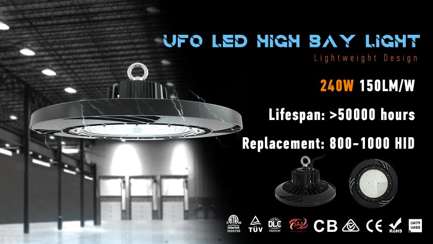 Slim UFO LED High Bay Light 240W