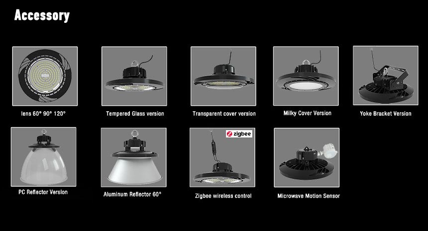 ufo led high bay light accessory