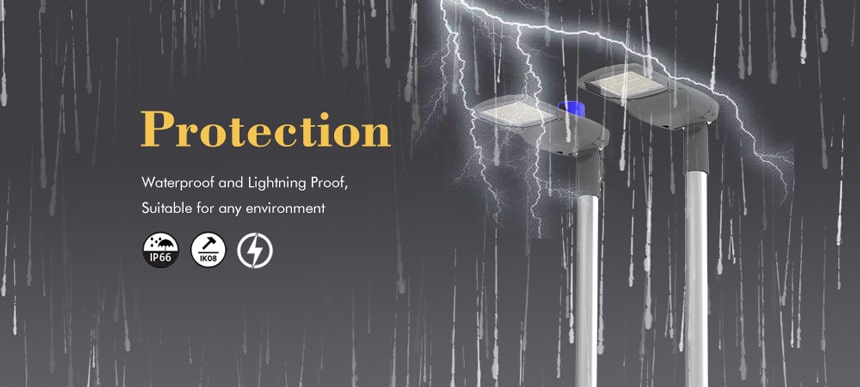 120w led street lights waterproof and lightning proof